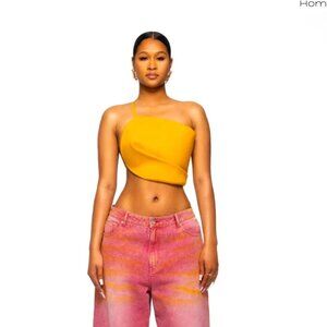 Hanifa Rozi Petal Top L